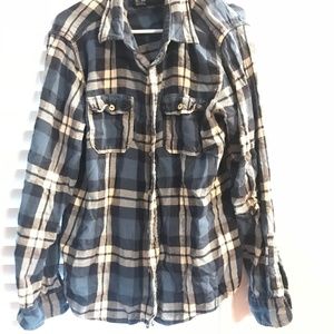 American Eagle LS Plaid Flannel